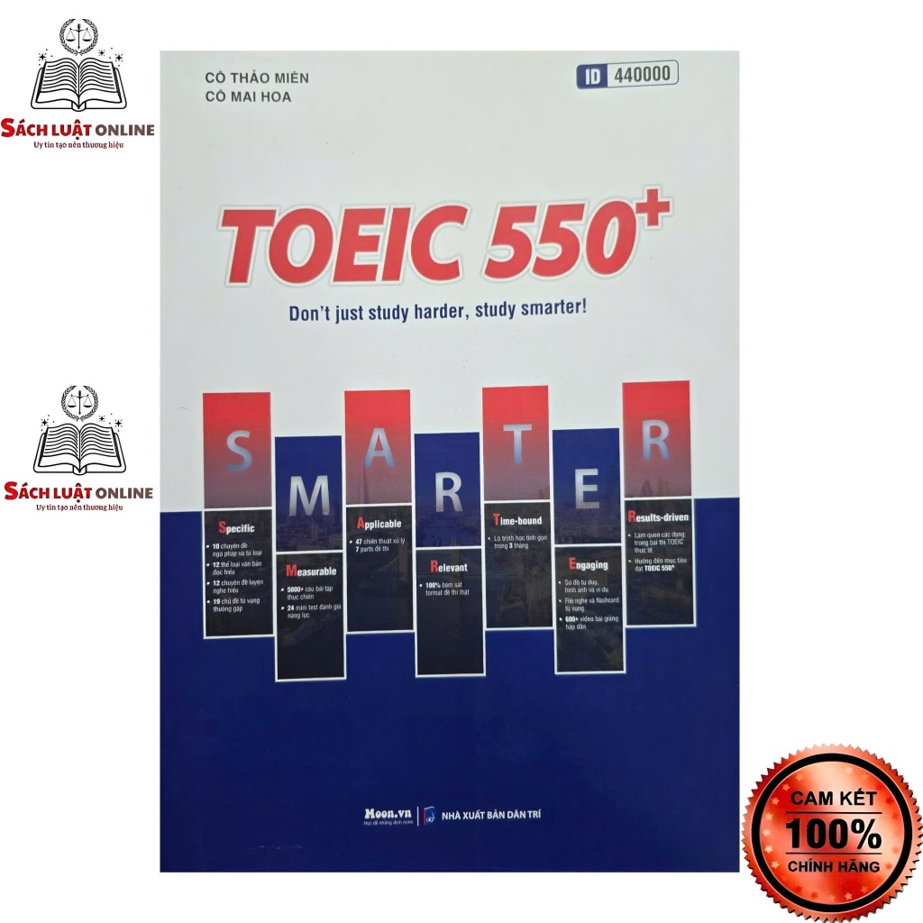 Sách - Toeic 550+ (Moonbook)