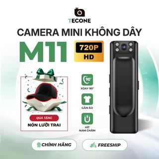 Máy Quay Mini M11 - 1080 Full HD, Cam Không Dây, Xoay 90 Độ, Ghi Âm, Hồng Ngoại, Mini Giấu Kín