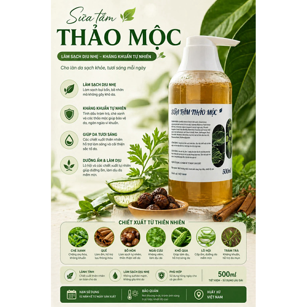 DẦU GỘI ĐẦU THẢO MỘC SÓC CON 500ml