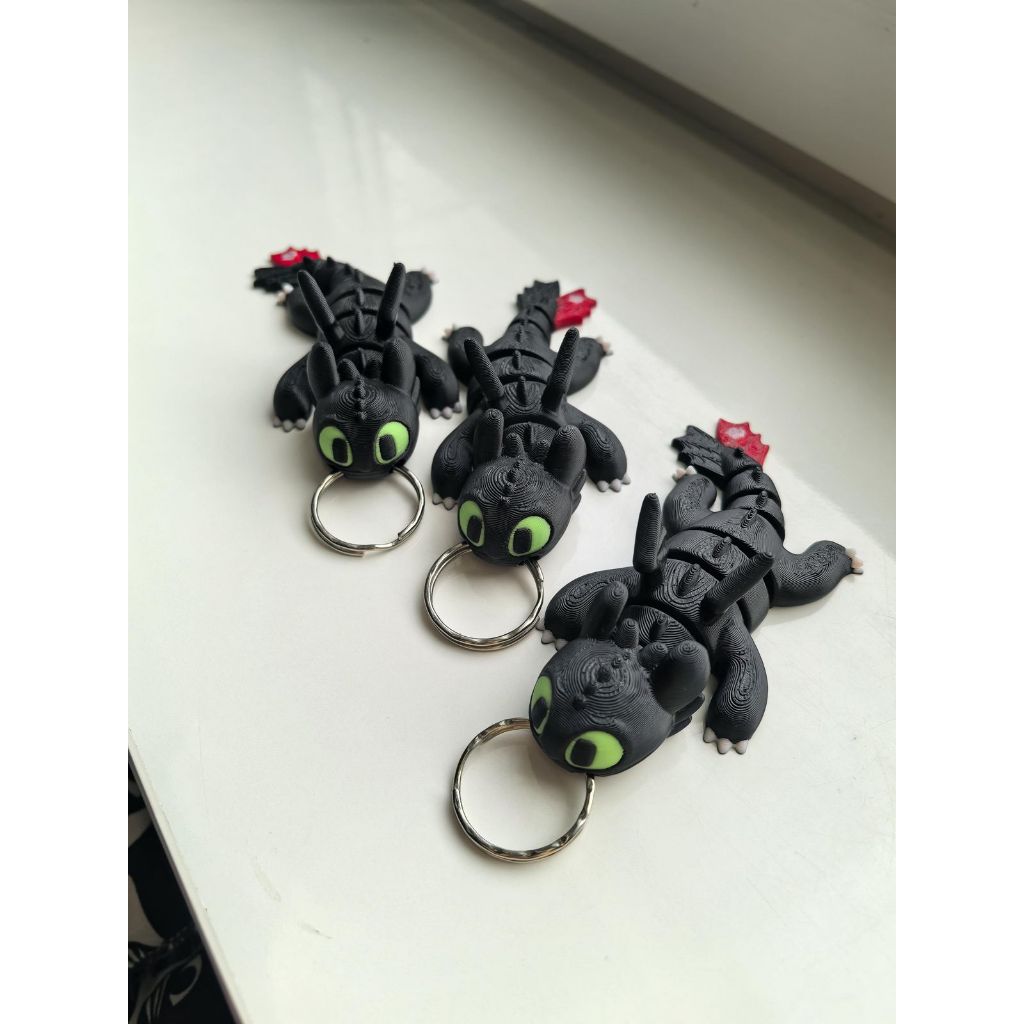 Phụ kiện Night Fury Dragons Keychain
