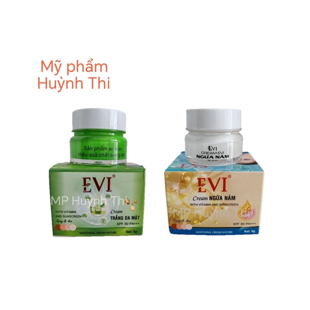 kem EVI hũ nhỏ 8g ngừa nám trắng da