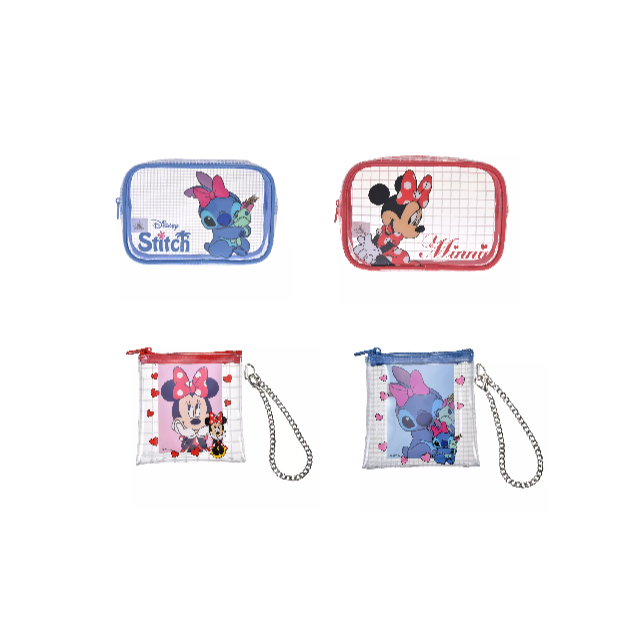 [Direct from Japan] Disney Clear Lattice Pouch Series Japan NEW