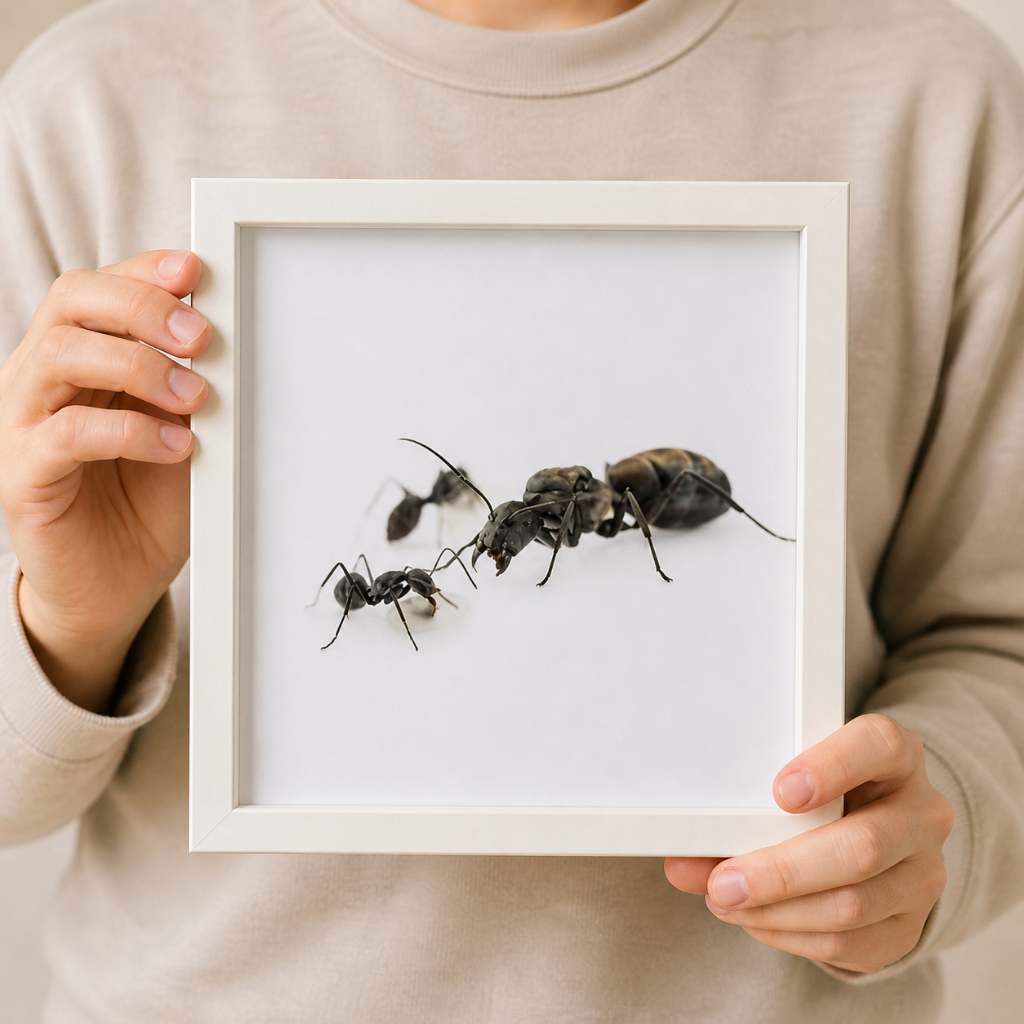 Mô Hình Kiến Camponotus Parius, Số Lượng 1 Queen + Eggs