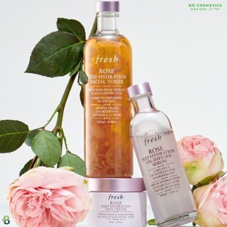 Set Dưỡng Da FRESH Rose Deep Hydration Trio l Bơ Cosmetics