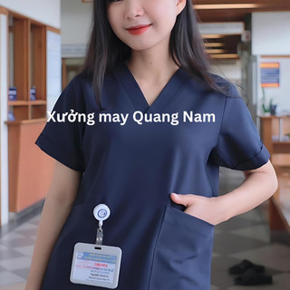 Giá Xưởng - Bộ Scrubs Bác sĩ Cotton Lạnh Hàn CAO CẤP, Đồng Phục Spa, Dược sĩ, Kỹ thuật viên