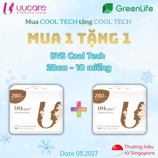 Băng vệ sinh UUcare Singapore Cool Tech ban ngày và đêm 28cm