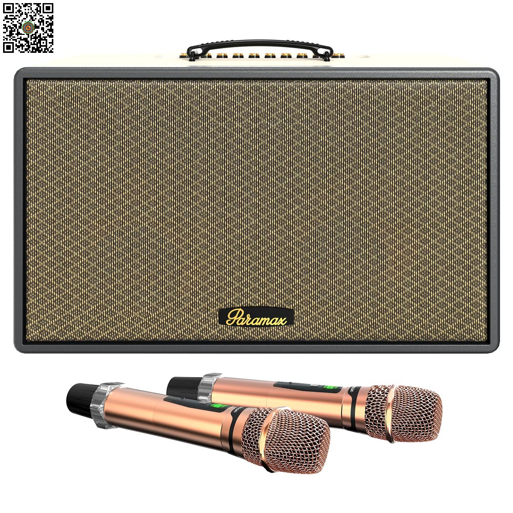 🔊 Loa PARAMAX SAGA Chính Hãng – Ambisonic 4 Loa, 300W, Bluetooth 5.3, Pin Sạc Di Động
