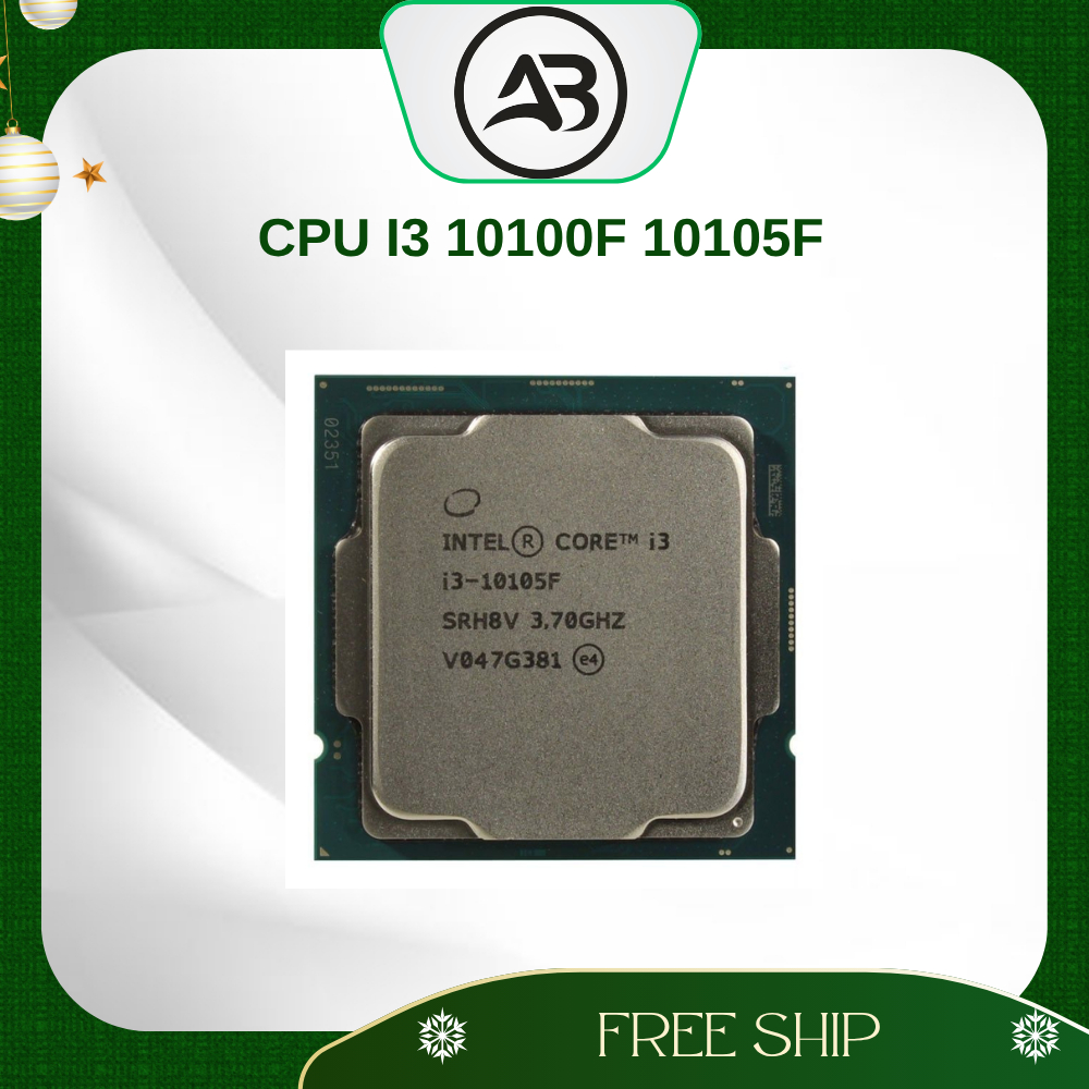 [ Bán Lỗ ] CPU I3 10100F | CPI i3 10105F SẠCH ĐẸP Tray cũ