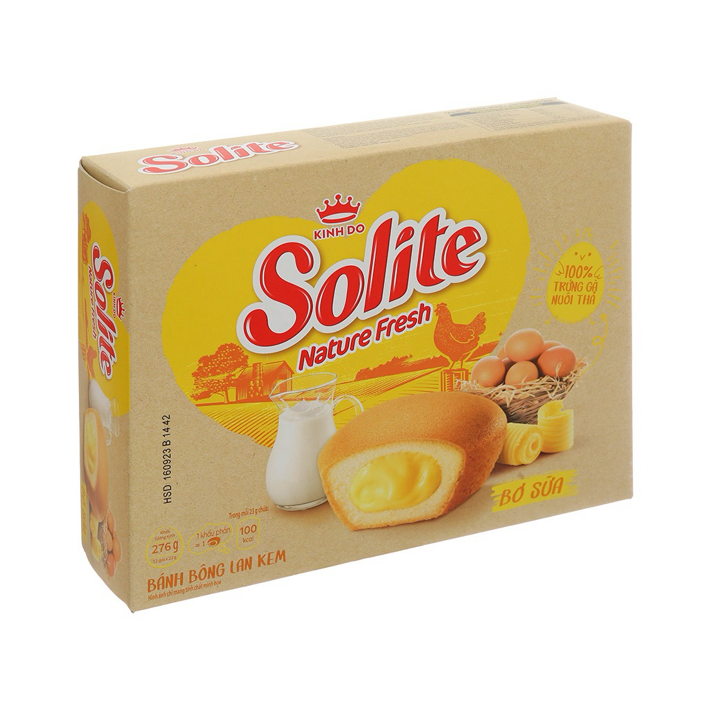 BÁNH SOLITE VỊ BƠ SỮA - HỘP