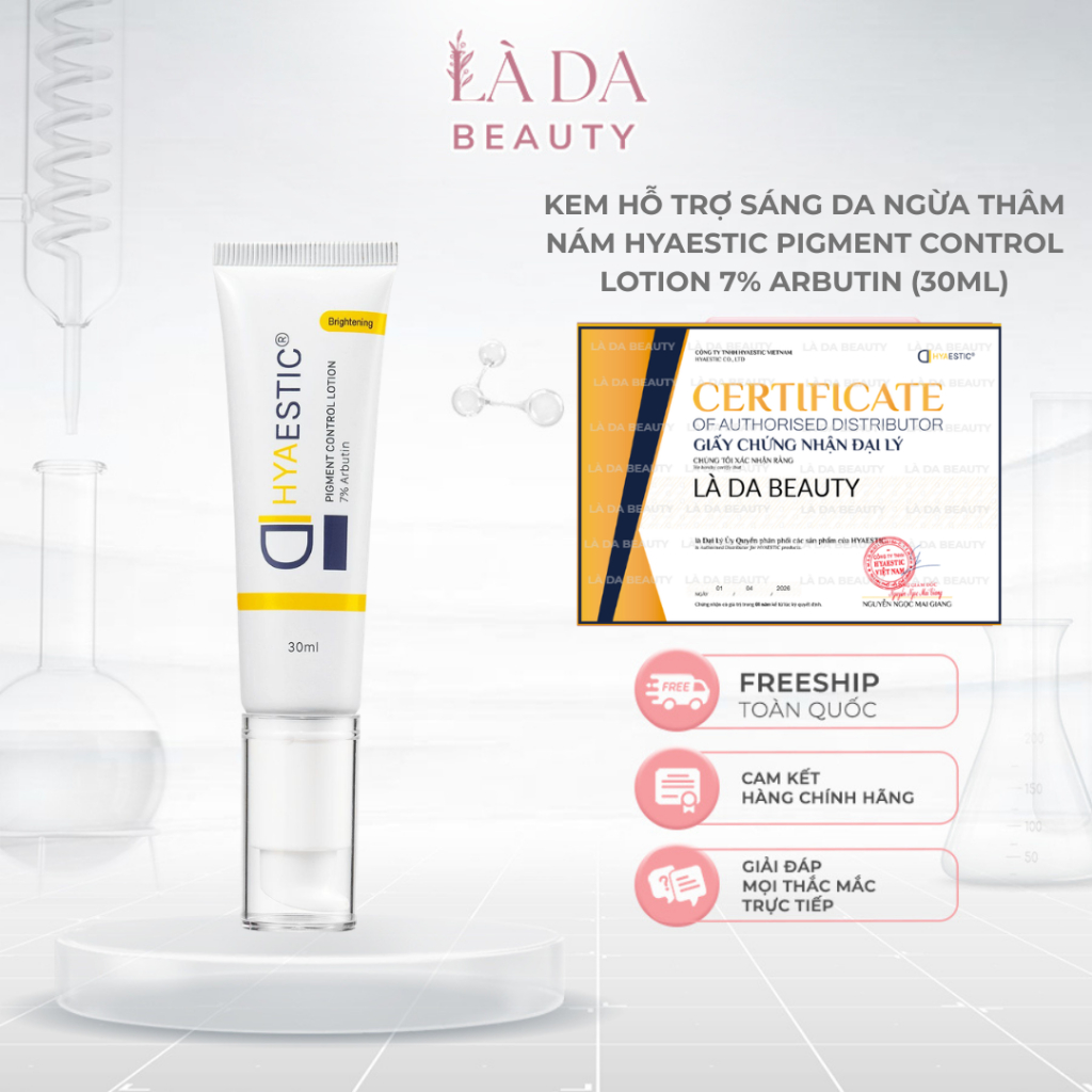 [CÔNG TY] Kem Hyaestic Pigment Control Lotion 7% Arbutin (30ml)
