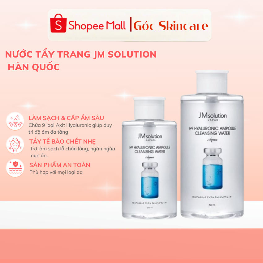 Nước Tẩy Trang JM Solution Maxclinic Hàn Quốc, Giúp Sạch Sâu Dịu Nhẹ
