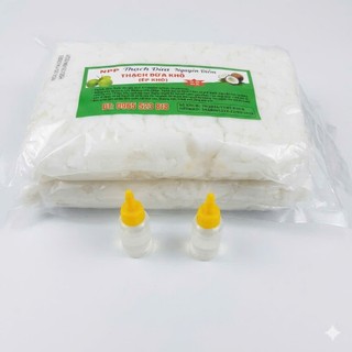 combo 2kg thạch dừa thô kèm hương vải