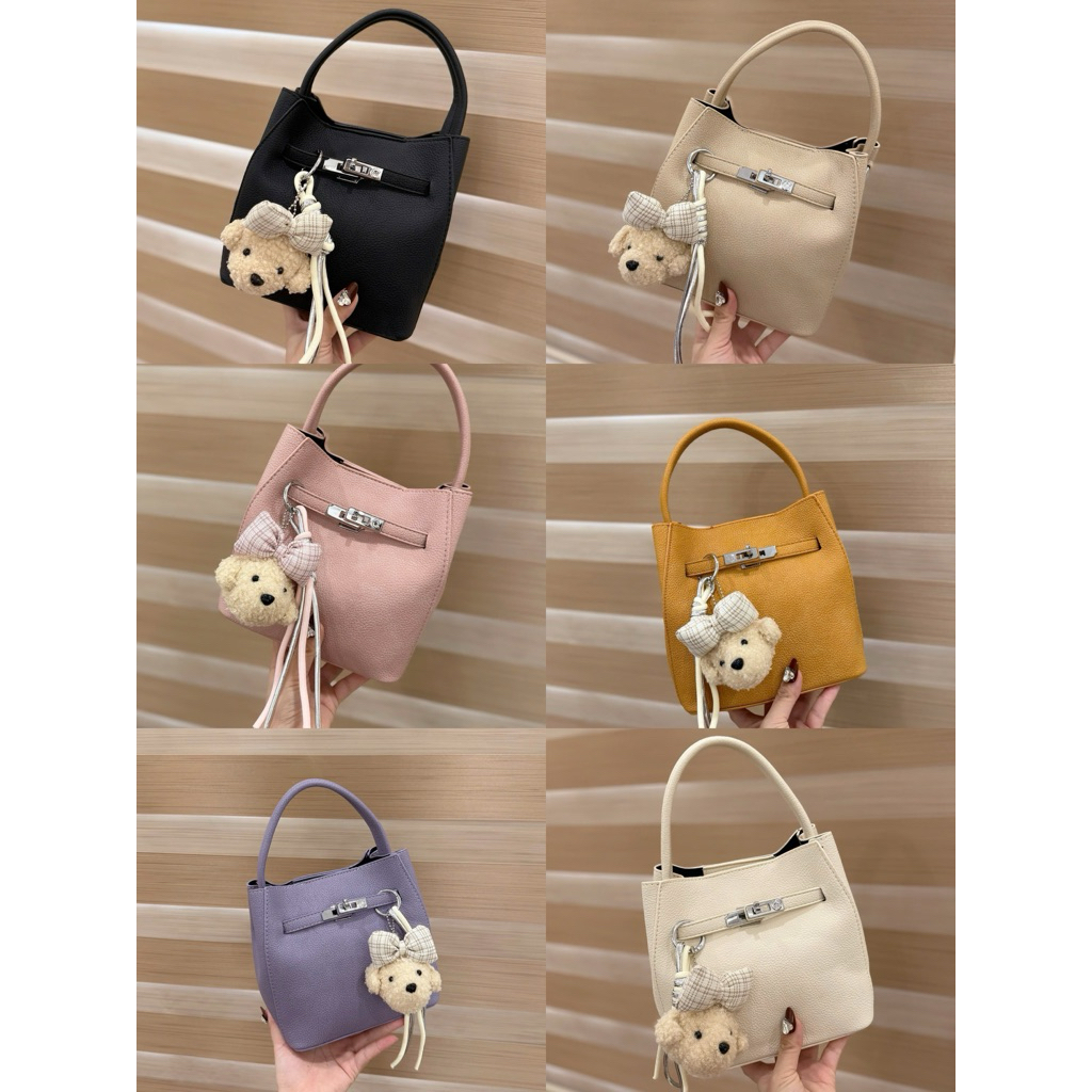 Túi Giỏ Nội địa M99166 Tặng Kèm Charm Nơ cún cực xinh