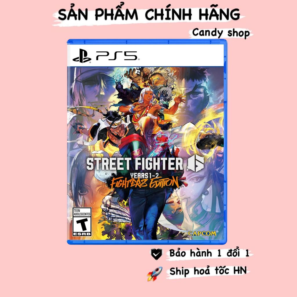 Đĩa Game Street Fighter 6 Years 1-2 Fighters Edition PS5 (US)