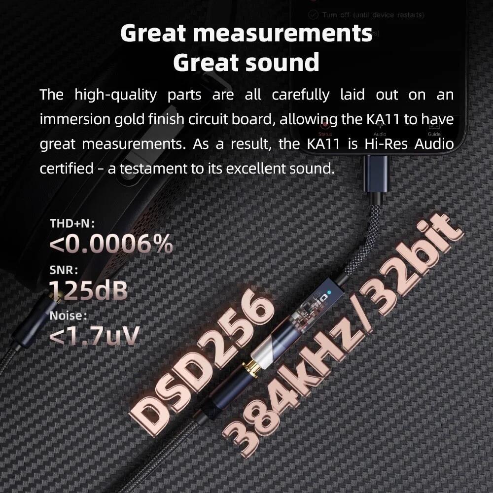 FiiiO KA11 DAC HiFi Cao Cấp 32bit / 384KHz DSD256 CS43131 SGM8262 OpAMP USB-C Sang 3.5mm Hỗ Trợ MIC | BigBuy360 - bigbuy360.vn