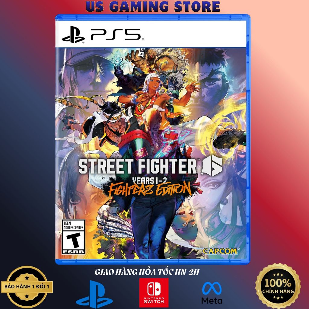 Đĩa Game Street Fighter 6 Years 1-2 Fighters Edition PS5 (US)