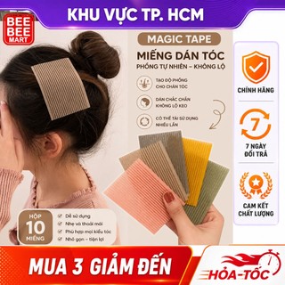 Hộp 10 Miếng Dán Tóc Tiện Lợi – Dán Phồng Chân Tóc, Giữ Nếp Tự Nhiên, Không Lộ Keo