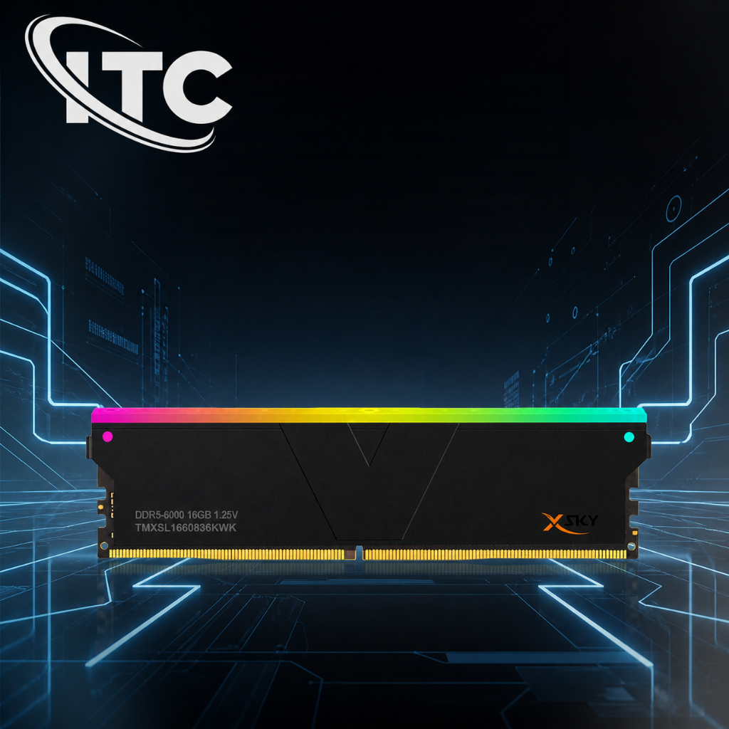 RAM V-Color Manta XSky 16GB DDR5 6000MHz (RGB, Black) - BH 36 tháng