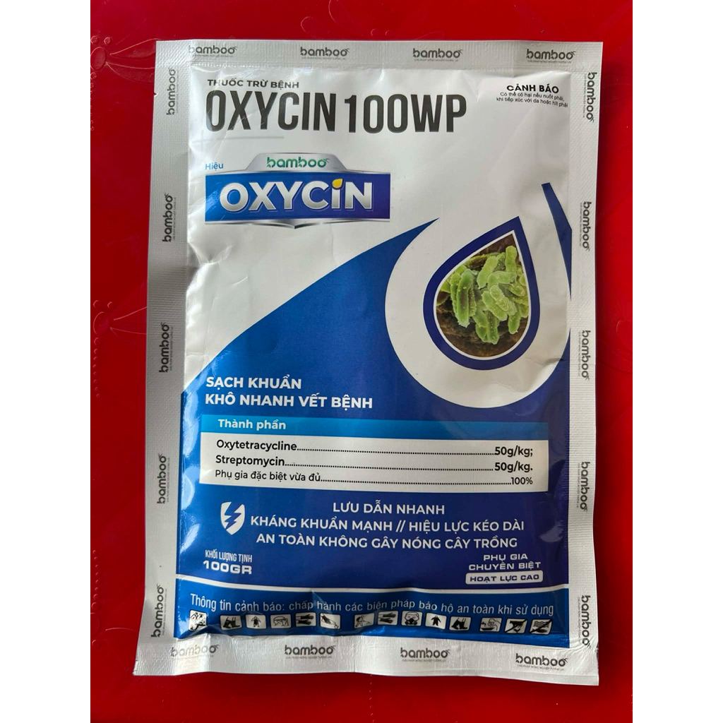 OXYCIN 100WP GÓI 100gr sạch khuẩn - khô nhanh vết bênh,...