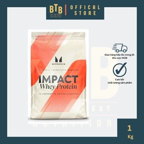 Bột đạm Myprotein IMPACT WHEY PROTEIN - 1kg hỗ trợ tăng cơ