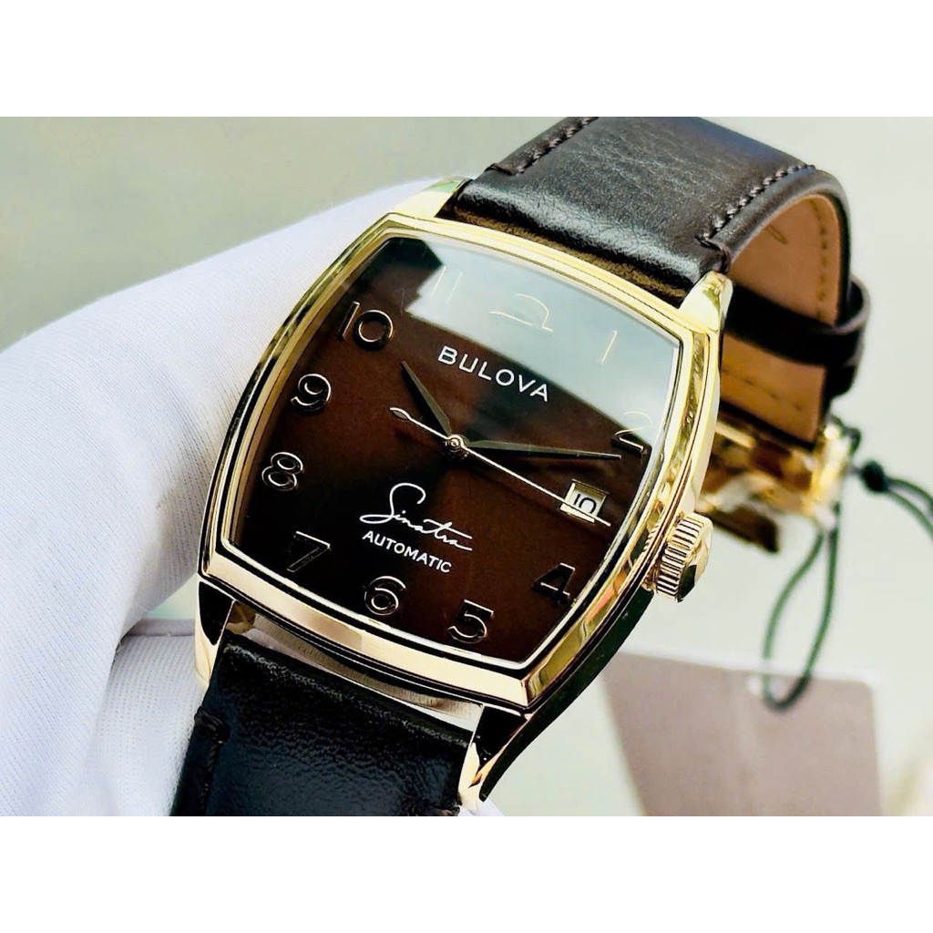 [Chính Hãng 100%] Đồng Hồ Nam Bulova Young at Heart Automatic 97B198 Máy Cơ (Automatic) Kính Sapphia