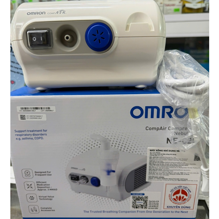 MÁY XÔNG KHÍ DUNG OMRON NE-C28 CHÍNH HÃNG