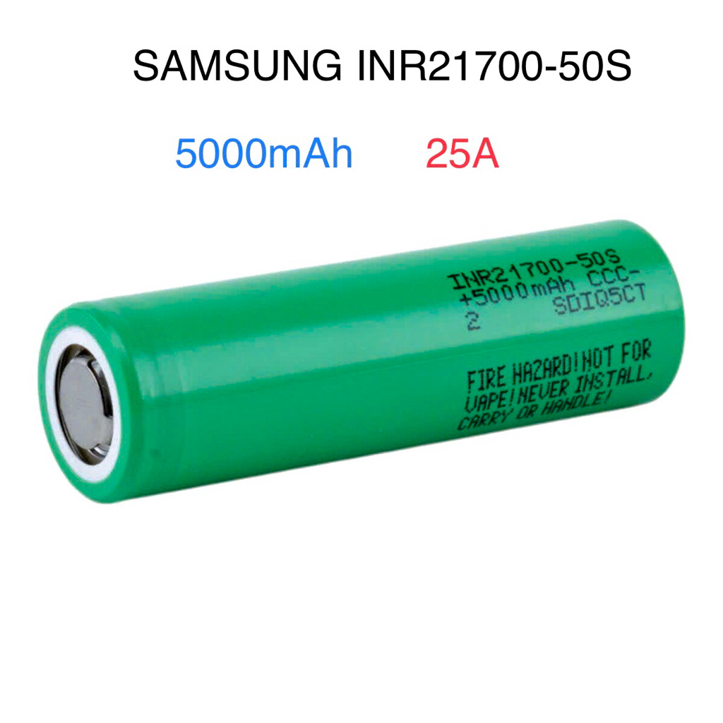 Pin Sạc Samsung 21700 50G INR21700-50G Dung Lượng 5000mAh Xả 15A Nội Trở Thấp