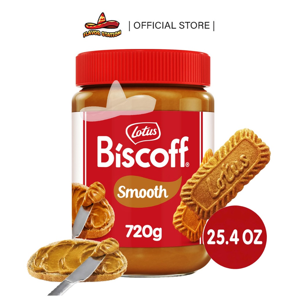 Kem Bơ Phết Bánh Quy Mịn Lotus Biscoff Original Caramelised Biscuit Spread Smooth, Creamy