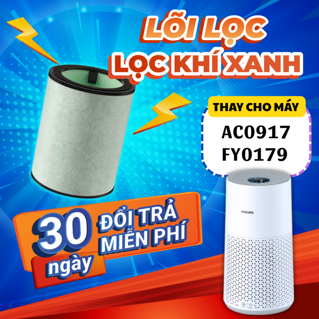 Bộ lọc LocKhiXanh® tương thích cho Lõi lọc không khí AC0917, FY0179, AC0820,AC0830,AC0850,AC0650,AC1