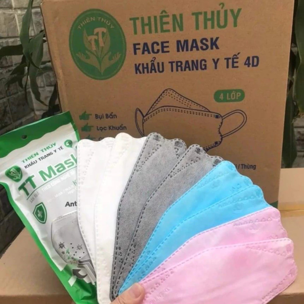[CÓ VAT] THÙNG 1000 CÁI KHẨU TRANG KF94, 9A THIÊN THỦY CHÍNH HÃNG, KHẨU TRANG 4 LỚP CHỐNG BỤI, NẮNG