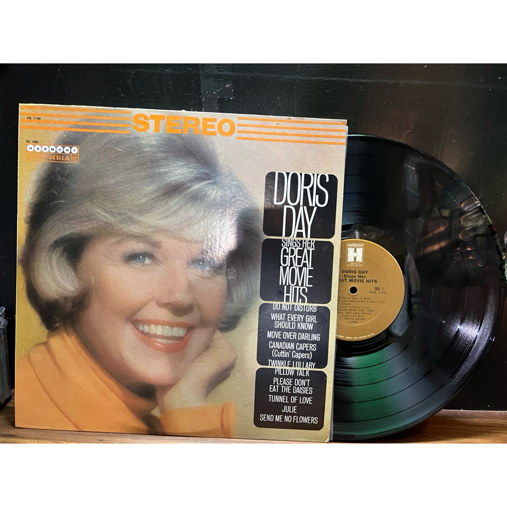 Đĩa than vinyl Vocal  :Doris Day  ❤️Album :  Doris Day Sings Her Great Movie Hits