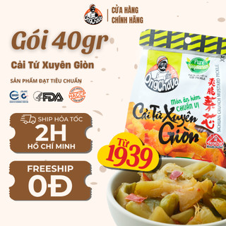 Cải Tứ Xuyên Giòn thương hiệu Ông Chà Và 40gr - Hàng Chính Hãng