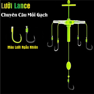 [Combo 3 Vỉ] Lưỡi Câu Lancer, Lưỡi Câu Mồi Gạch, Lưỡi Sắc Bén Cứng Cáp. Hoàng Nam Fishing