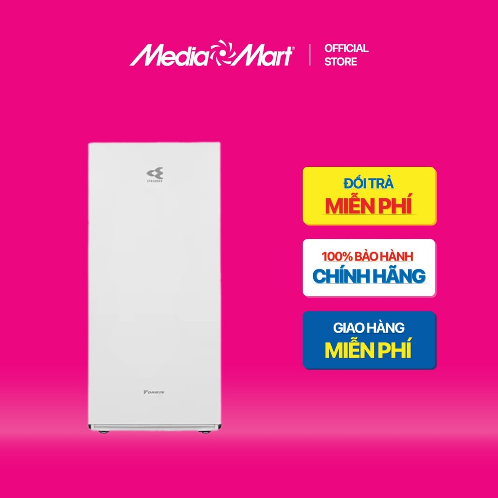 [ Mediamart Mall ] Lọc không khí kết hợp tạo ẩm Daikin MCK70ZVM7-W BH chính hãng,Ship 0đ