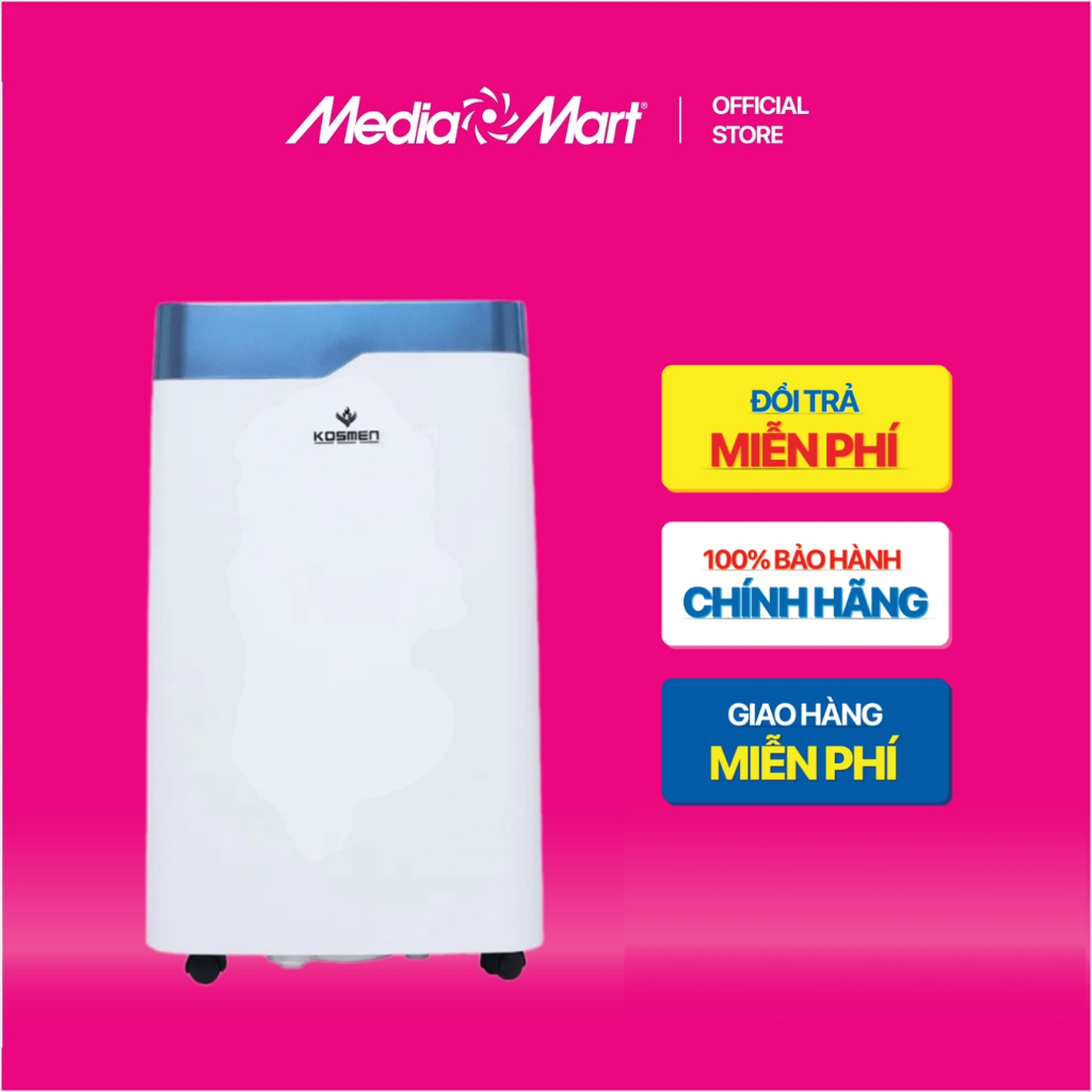 [ Mediamart Mall ] Máy hút ẩm Kosmen KM-20N BH chính hãng,Ship 0đ