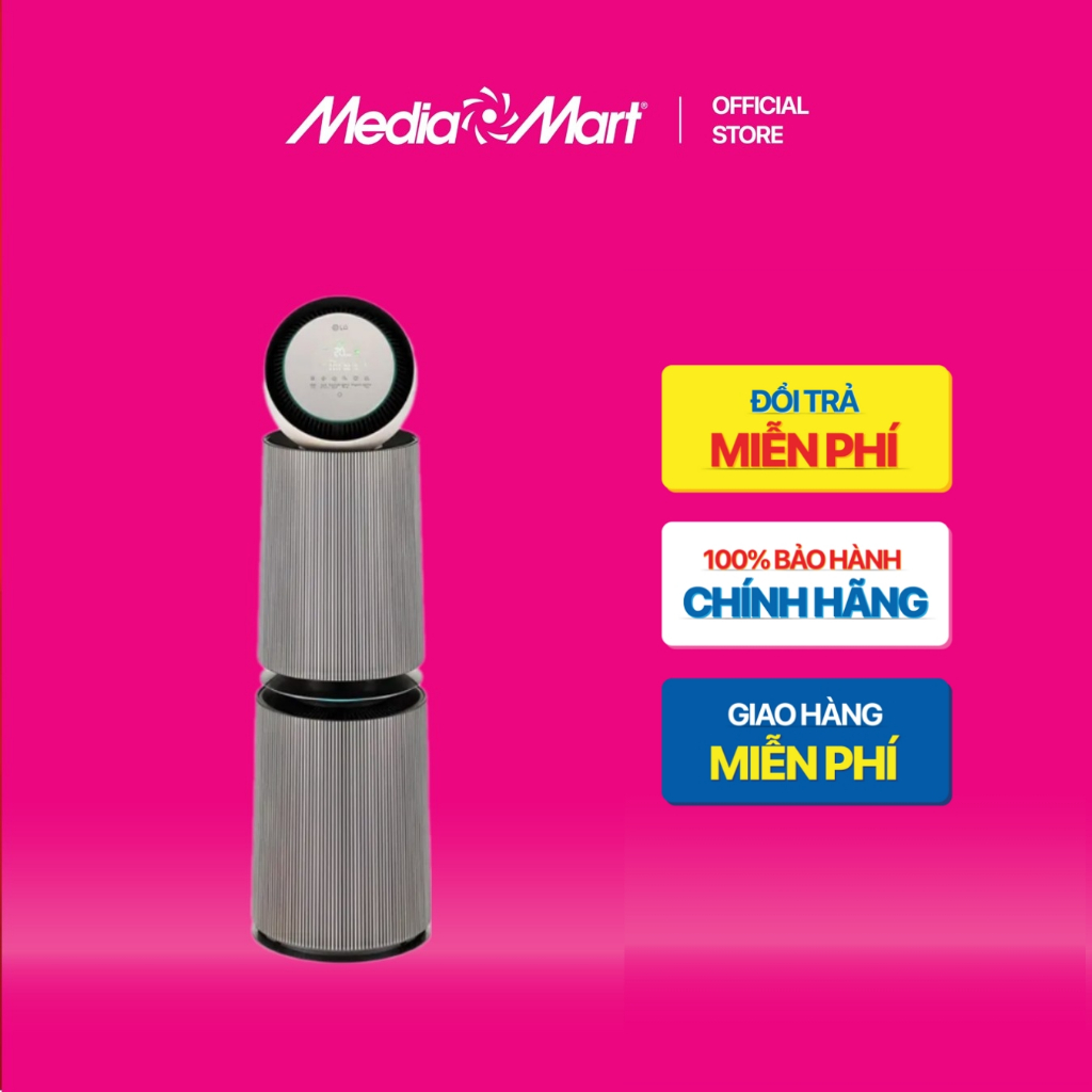 [ Mediamart Mall ] Máy lọc không khí LG PuriCare 360 Alpha Pet  AS10GDBY0.ABAE BH chính hãng,Ship 0đ