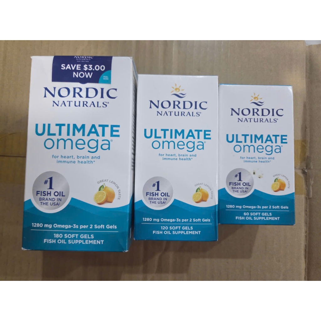 1280mg uống bổ sung Omega 3 Nordic Naturals Ultimate Omega của Mỹ