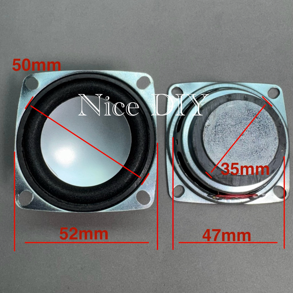 (Giá 1 cái)Loa 5cm mũ bạc 3w 4ohms_ Loa toàn dải