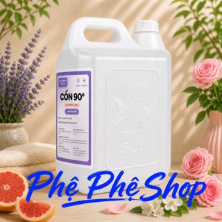[Hoả tốc] Dung dịch cồn sát khuẩn nhanh 90 độ 5 lít hương lavender