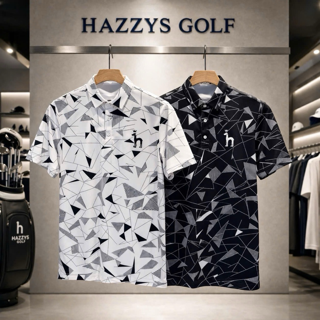 Áo PoLo Hoạ Tiết Hazzys Đẹp - Đẳng Cấp Golfer