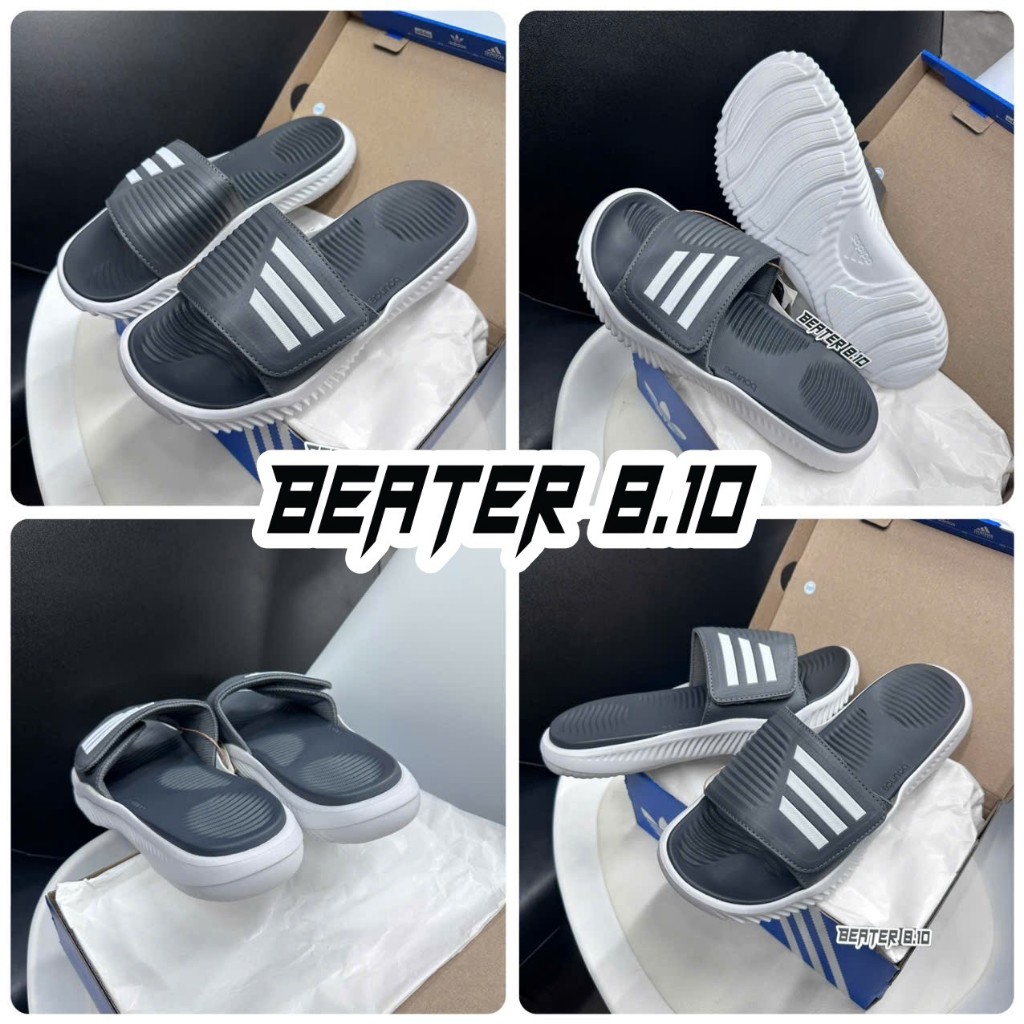 Dép Adidas Alphabounce Slide " Dash Grey " - GZ9503 | Beater810