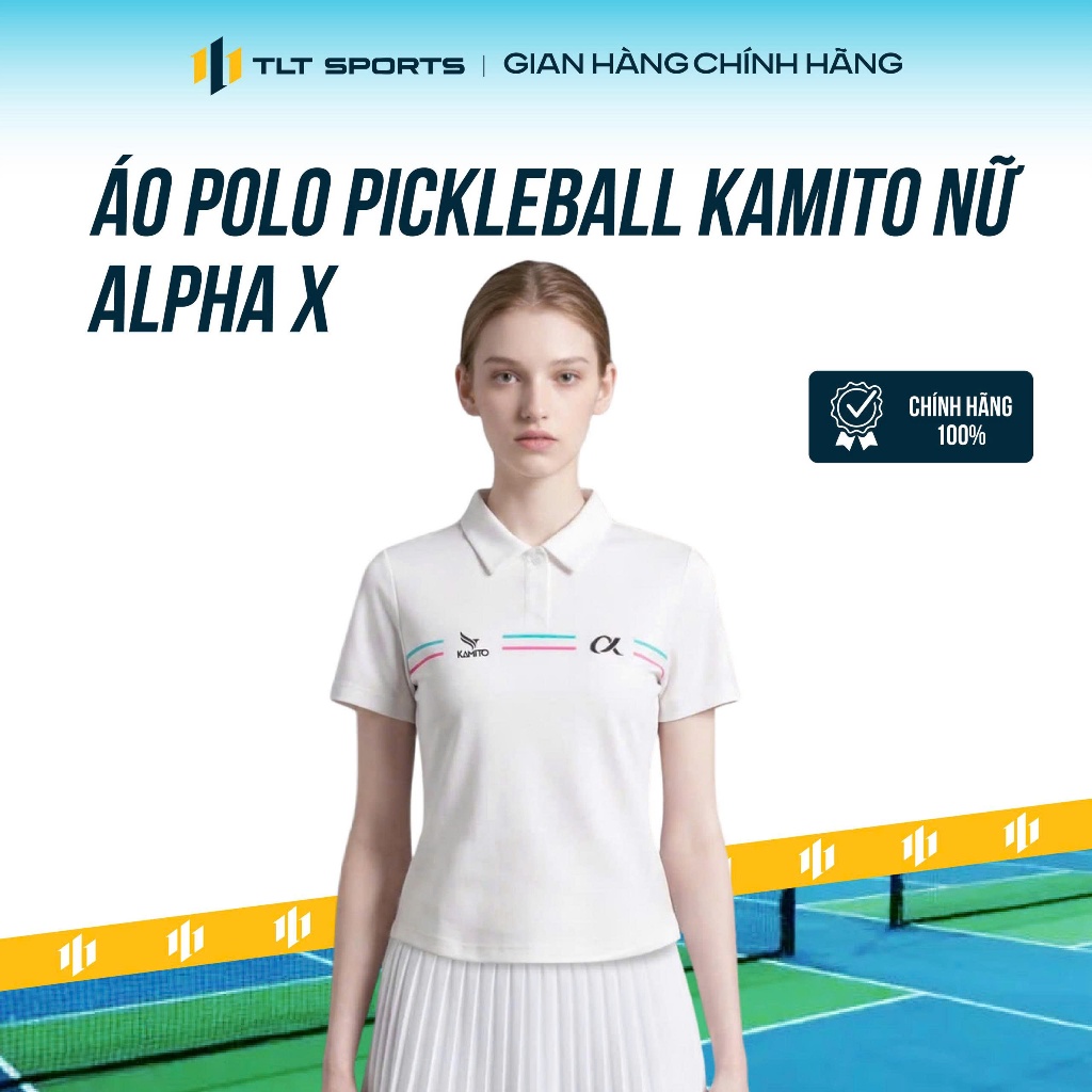 Áo Polo Pickleball Kamito Alpha X Nữ