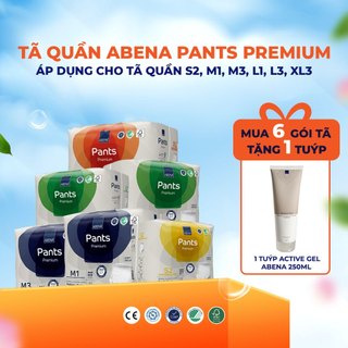 Tã quần người lớn abena pants premium siêu thấm hút 2.4l thoải mái qua đêm size m3 l3