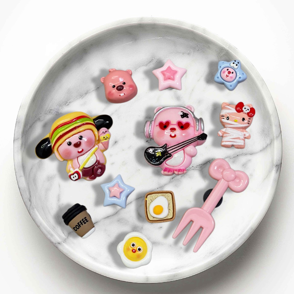 Charm gắn dép LOPPY ĐÀN cute đẹp quá - phụ kiện gắn dép