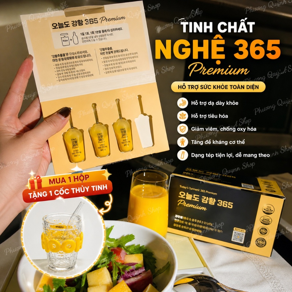PQS - Nghệ Nano Curcumin 365 Premium 32 tép
