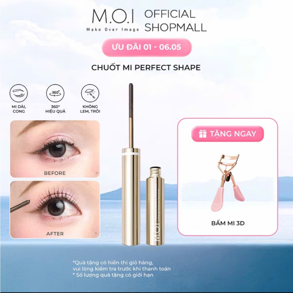 [QUÀ TẶNG BẤM MI 3D] Chuốt Mi Perfect Shape MASCARA by MOI HoNgocHa