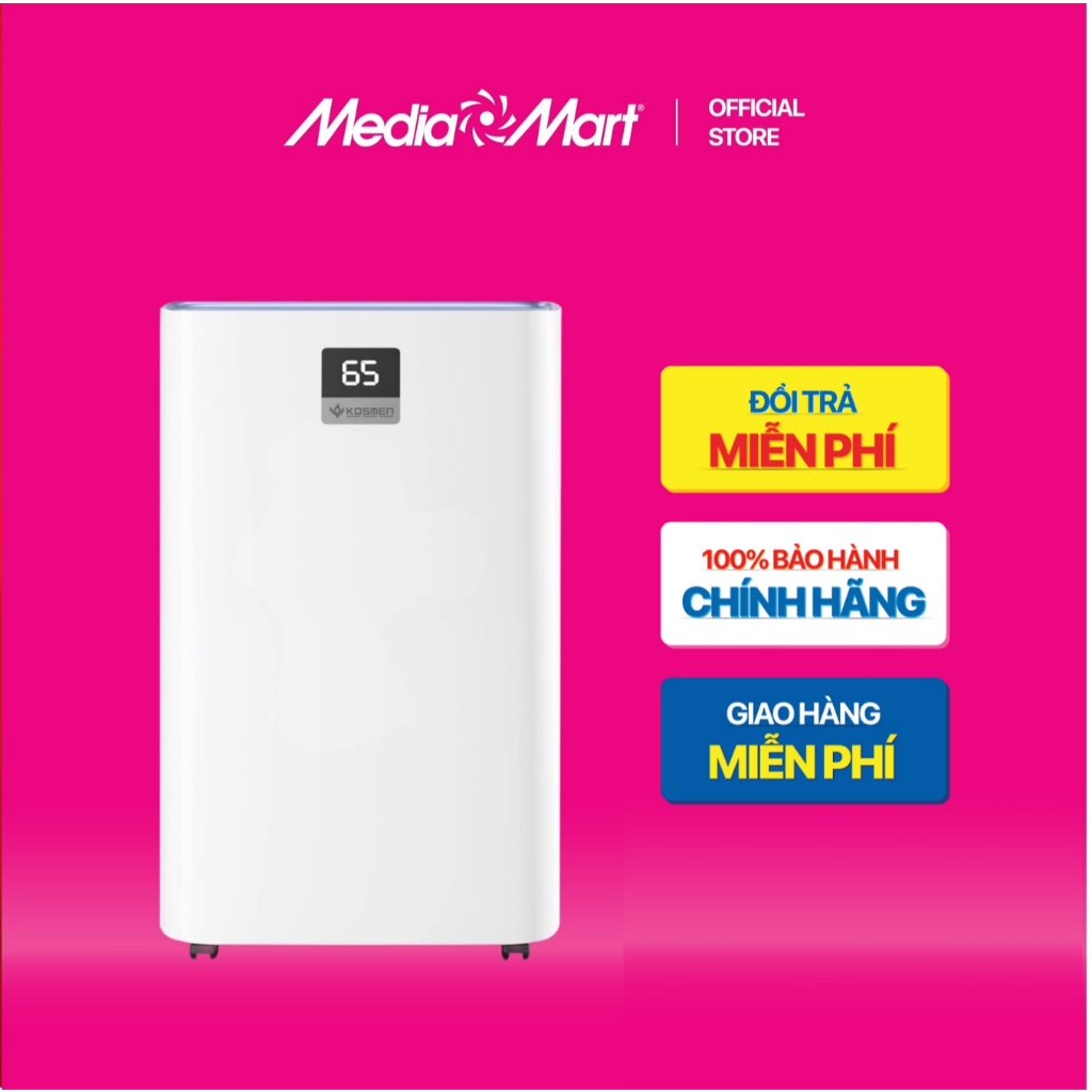 [ Mediamart Mall ] Máy hút ẩm Kosmen KM-30N BH chính hãng,Ship 0đ