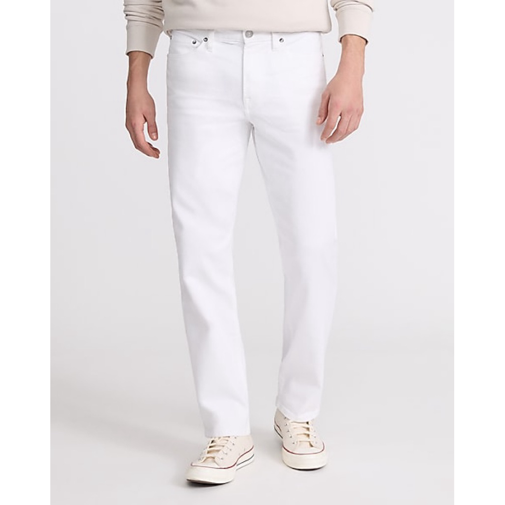 Quần jeans nam VNXK trắng Express slim straight size 32x32