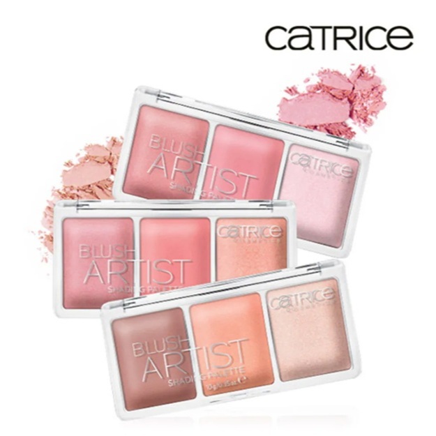 Phấn Má Hồng Catrice Blush Artist Shading Palette 3 ô