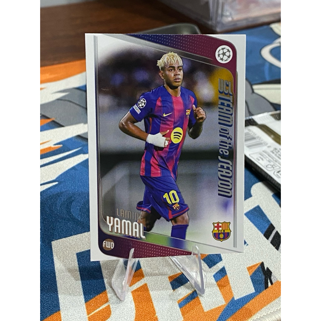[HIẾM] Thẻ Cầu Thủ Lamine Yamal Topps Flagship UCC 2025-26 Áo Barcelona Base #10